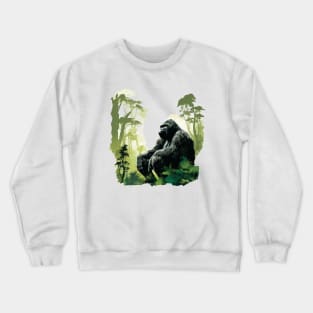 Black Gorilla Crewneck Sweatshirt